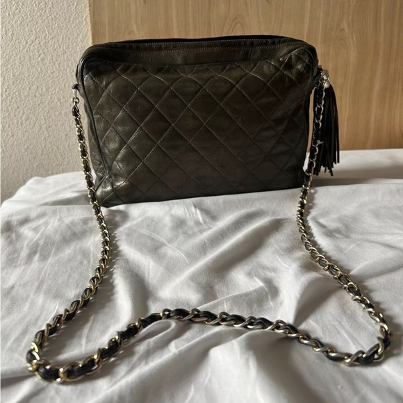 Vintage Chanel Quilted Front Pocket Camera Bag - Picture 3 of 10